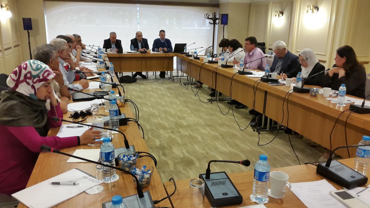 During a meeting in Istanbul: Calling for the convening of the temporary leadership framework as an approach to rebuilding the organization's institutions and adopting an effective national strategy.