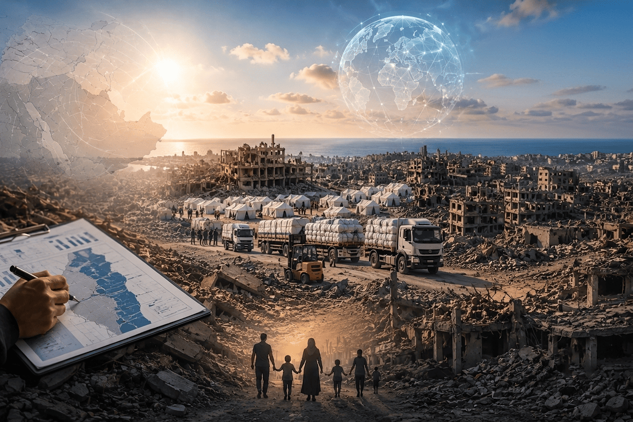 تحليل سياسات- نموذج سياساتي مقترح لإدارة ملف المساعدات الإنسانية في قطاع غزة